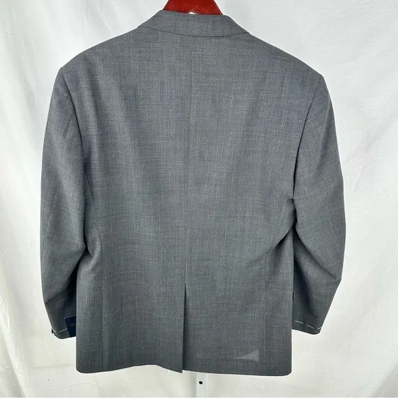 NWT Brooks Brothers Mens Suit Jacket Blazer Charcoal Gray Wool 3-Button 40S $598 - Picture 6 of 8